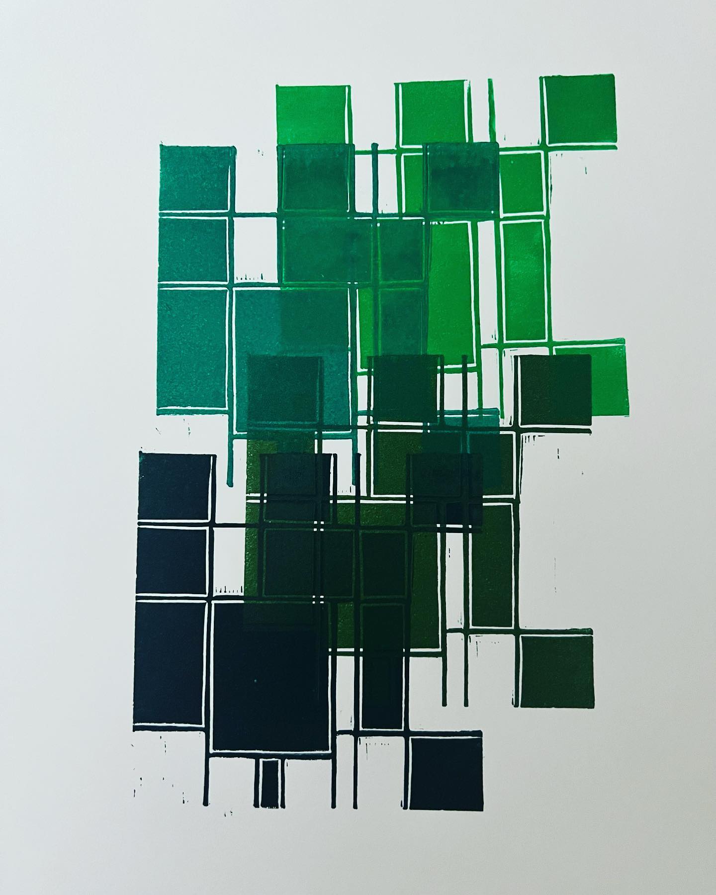 A language with just one word (green) 1