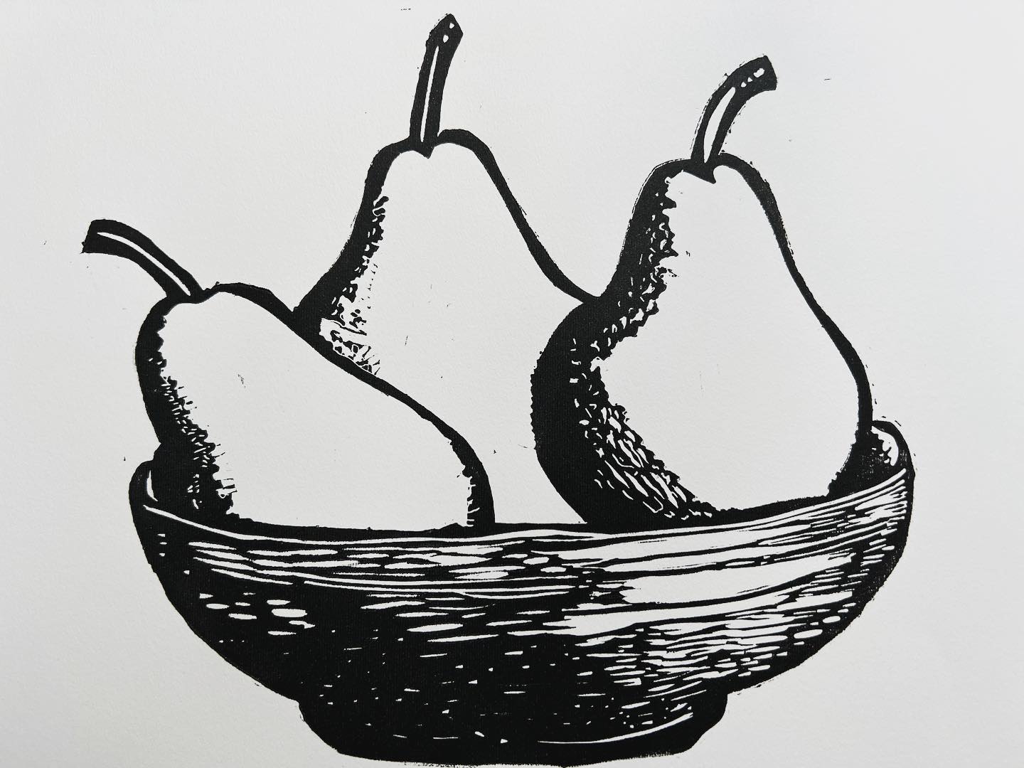 Bowl of pears